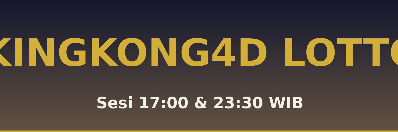 Kingkong4D Lotto Tuhemberua